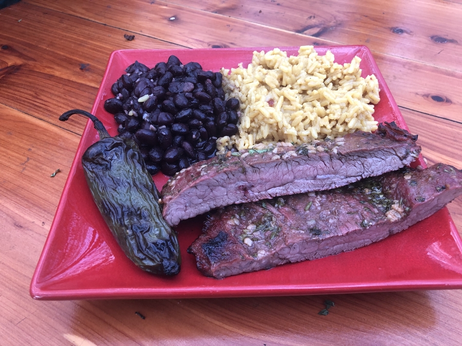 How to Cook Carne Asada Flank Steak on Your Big Green Egg JJGeorge