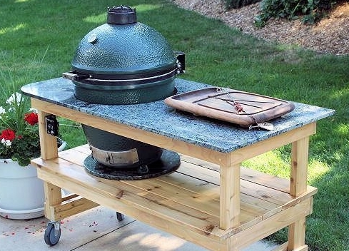 Big Green Egg Granite Top Table